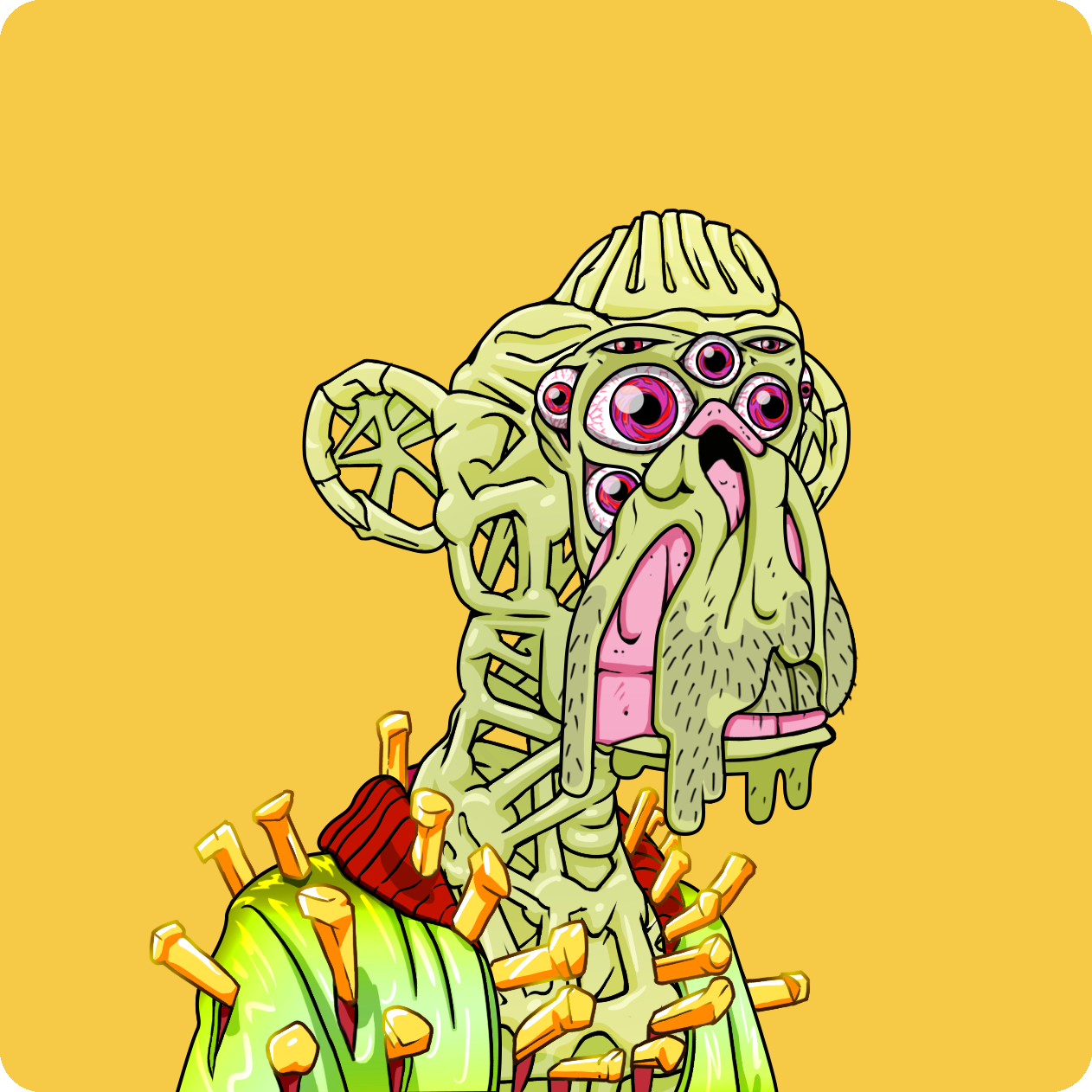 Yuga Labs - Mutant Ape Yacht Club - NFT # 7698