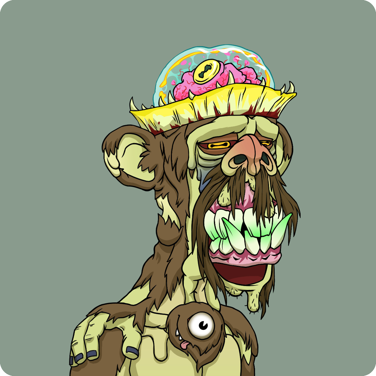 Yuga Labs - Mutant Ape Yacht Club - NFT # 4452