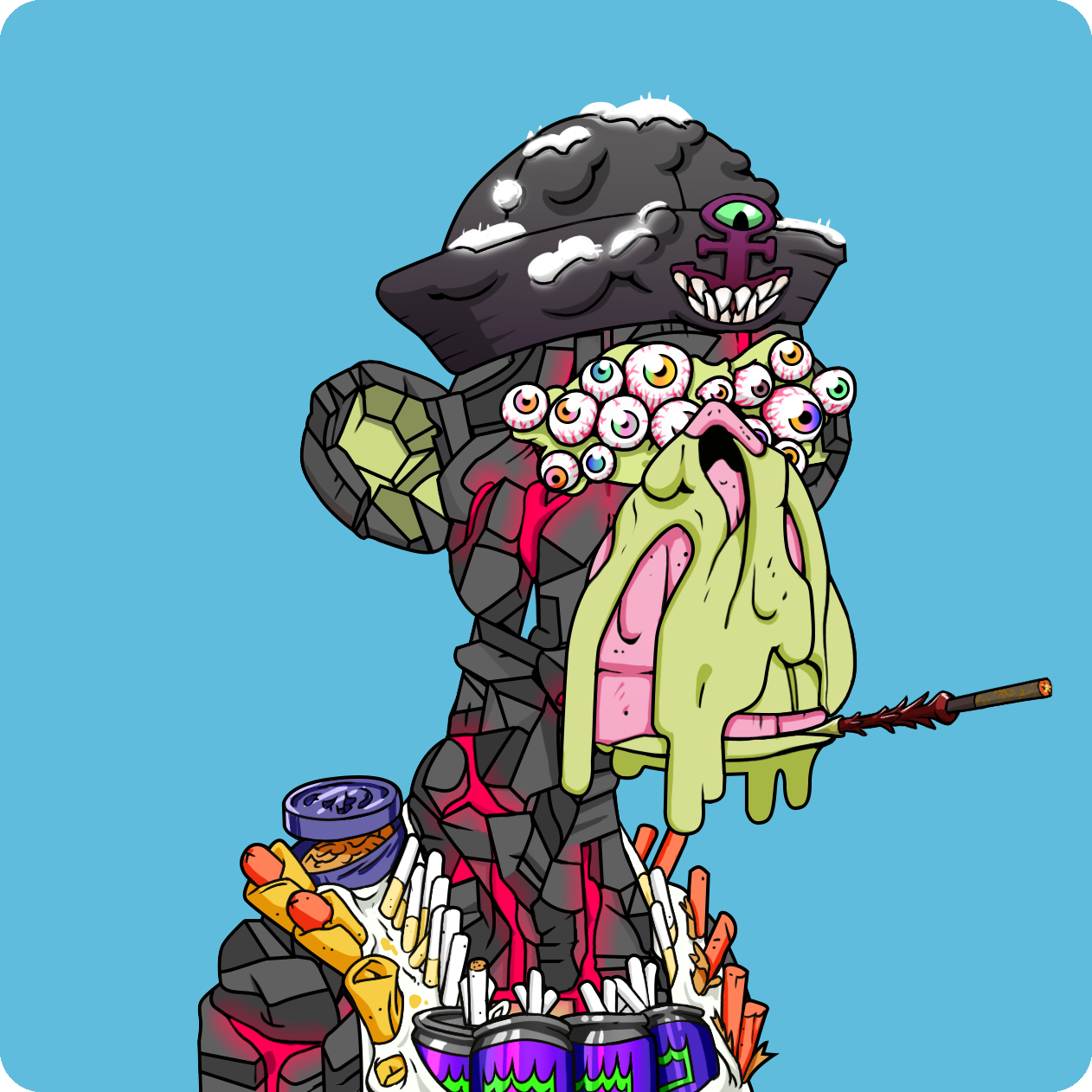 Yuga Labs - Mutant Ape Yacht Club - NFT # 2543