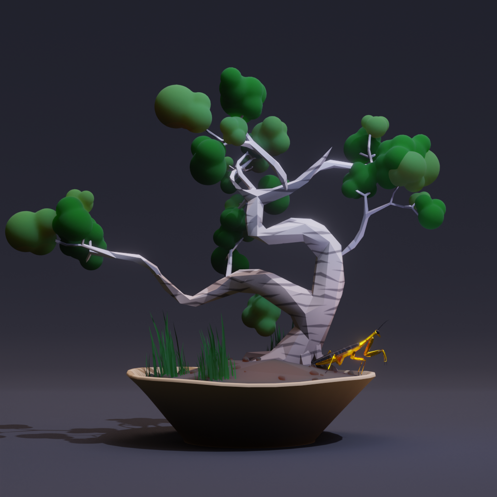 ZENFT Garden Society - Bonsai - Bonsai #8372 - NFT # 8372