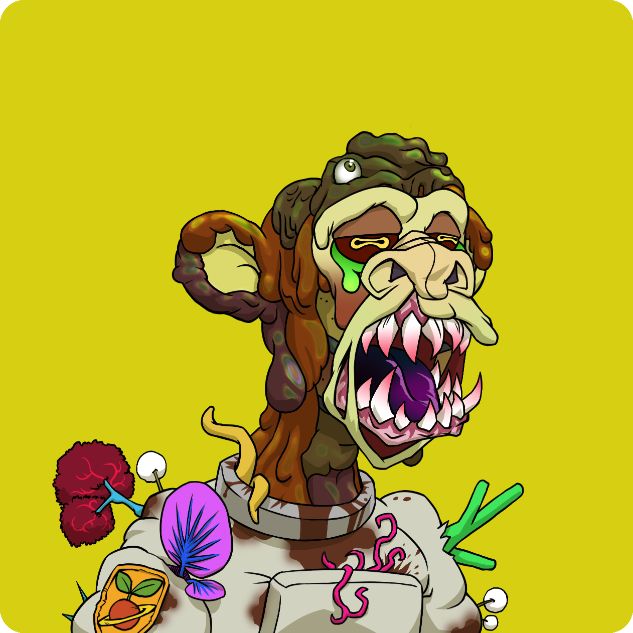 Yuga Labs - Mutant Ape Yacht Club - NFT # 8933