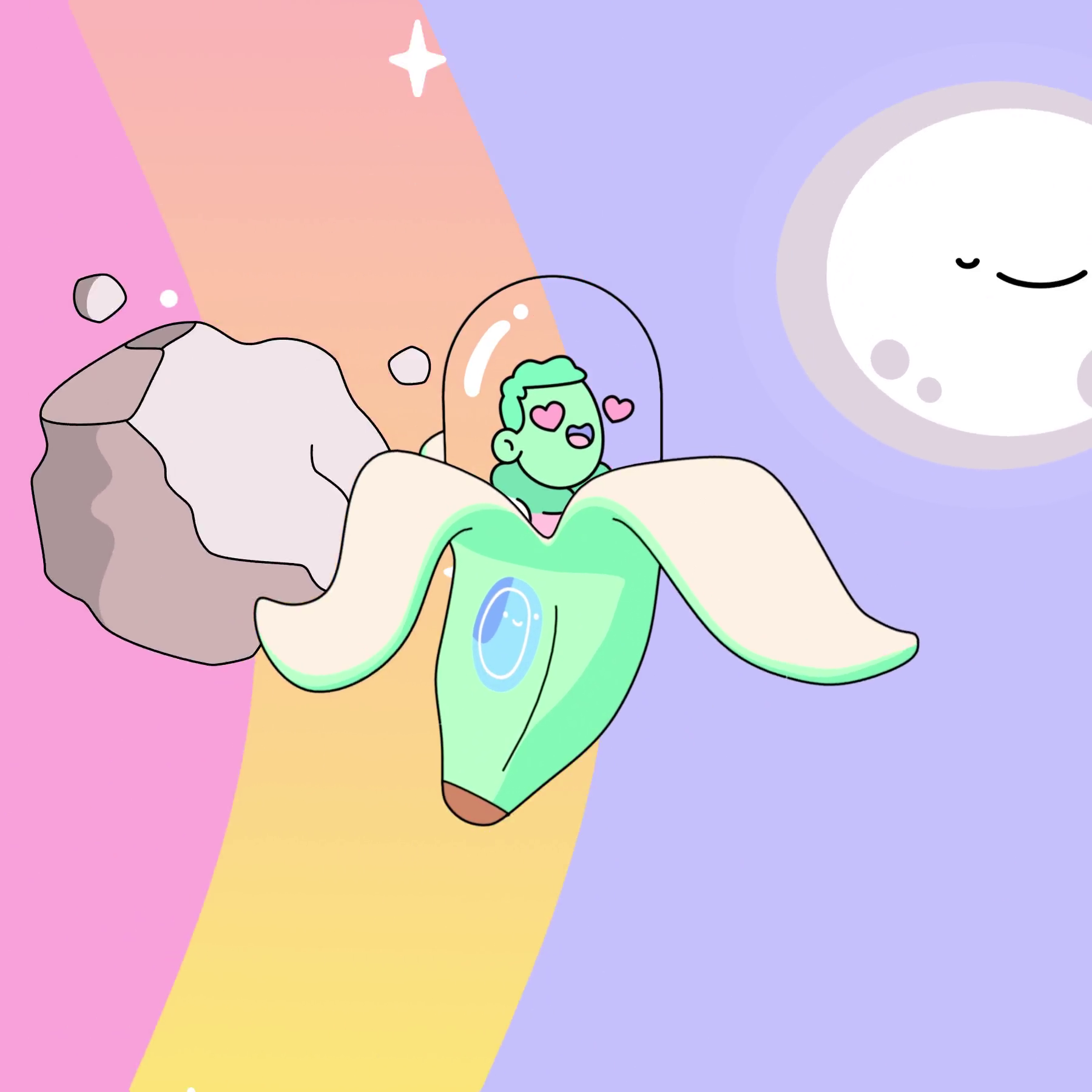 The Doodles Founders - Space Doodles - Space Doodle #417 - NFT # 417