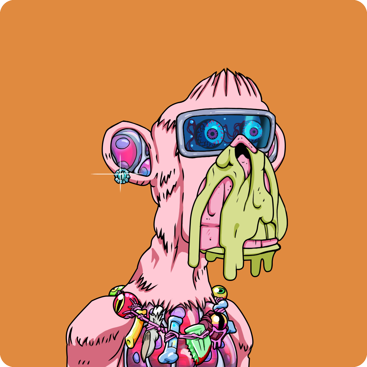 Yuga Labs - Mutant Ape Yacht Club - NFT # 13416