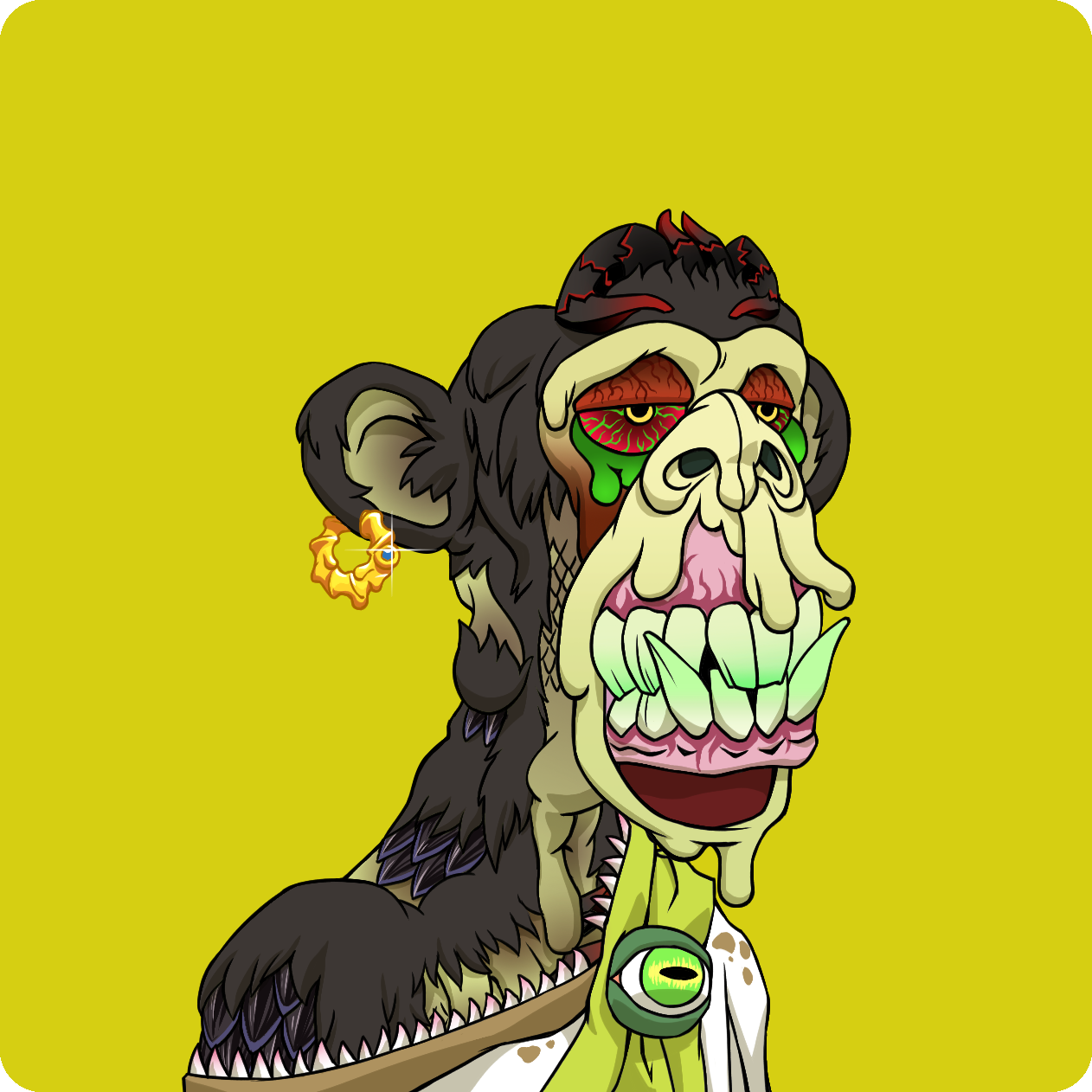 Yuga Labs - Mutant Ape Yacht Club - NFT # 20435