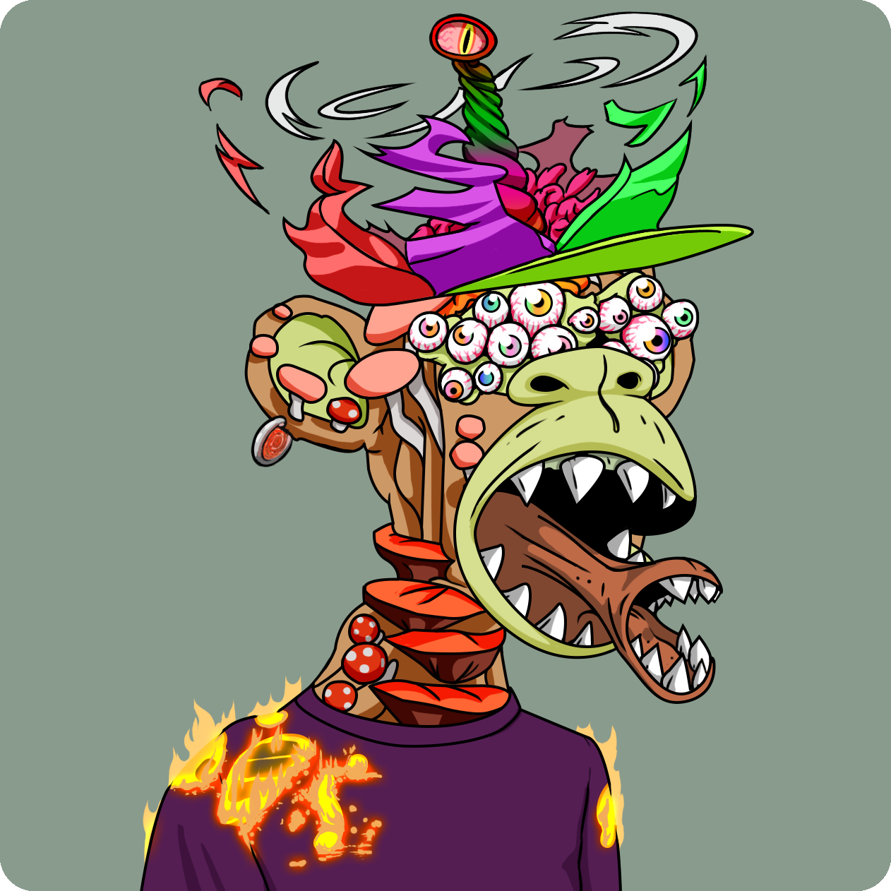 Yuga Labs - Mutant Ape Yacht Club - NFT # 2106