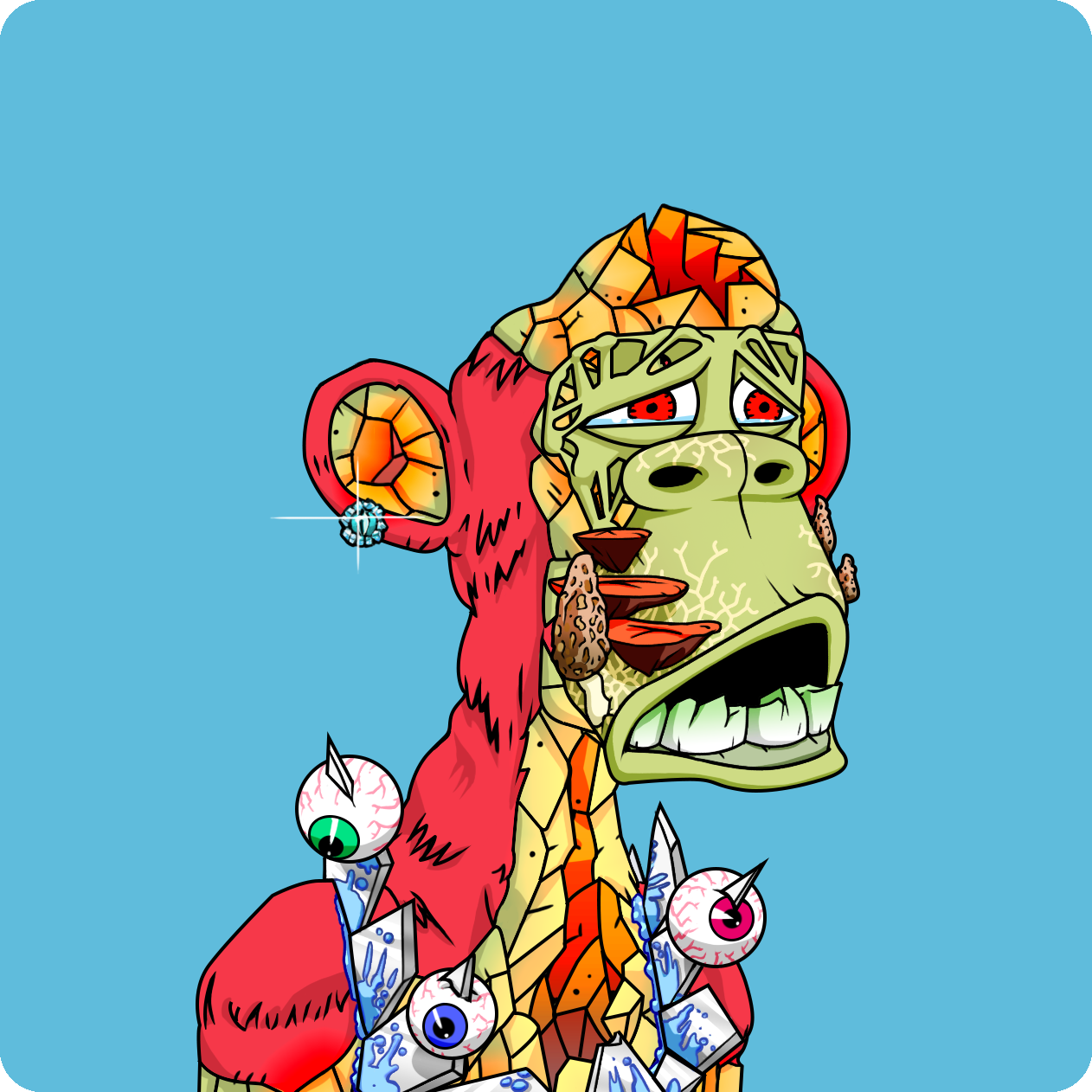 Yuga Labs - Mutant Ape Yacht Club - NFT # 8676