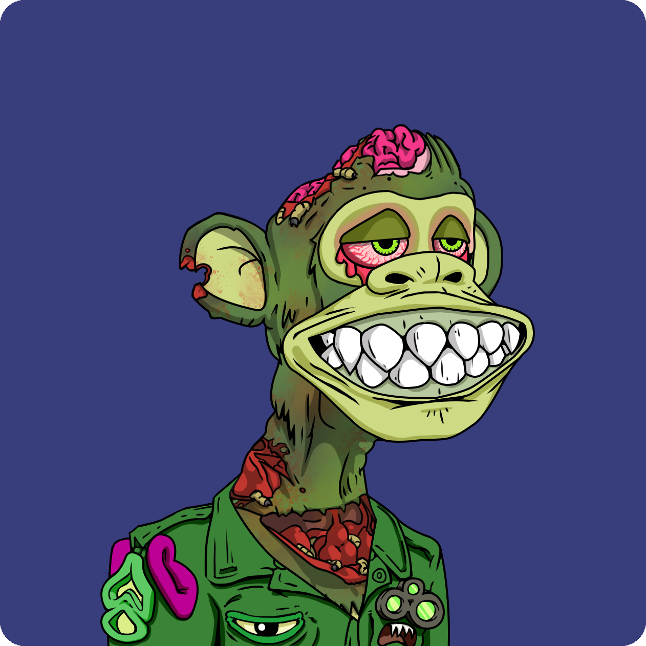 Yuga Labs - Mutant Ape Yacht Club - NFT # 1355