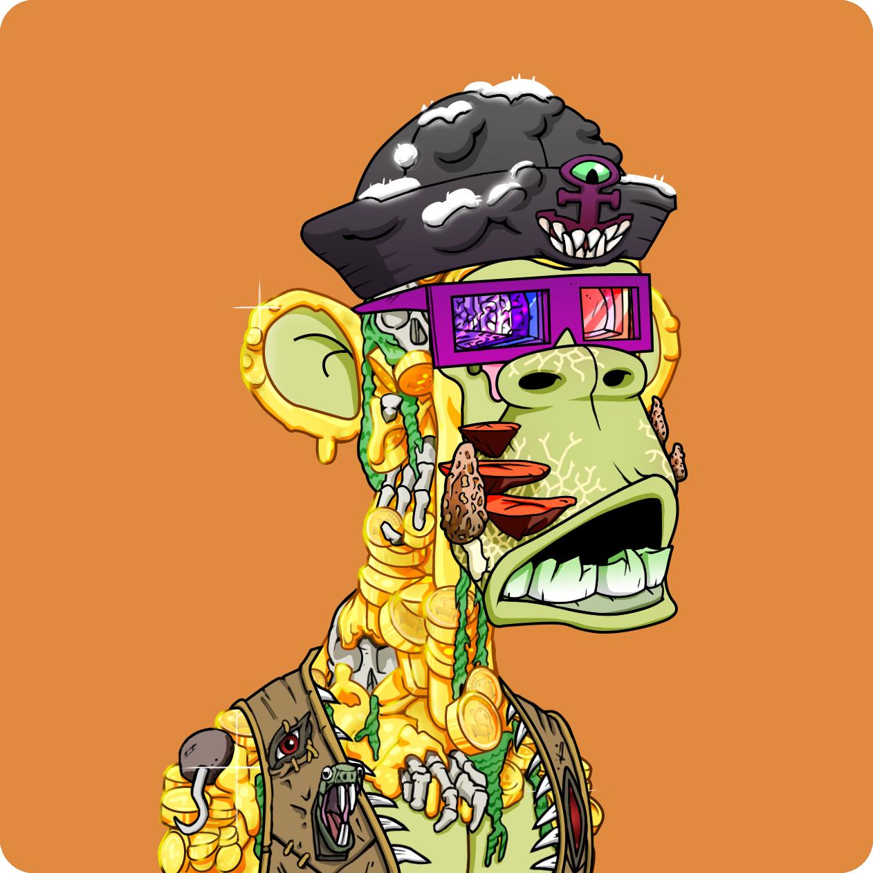 Yuga Labs - Mutant Ape Yacht Club - NFT # 19160