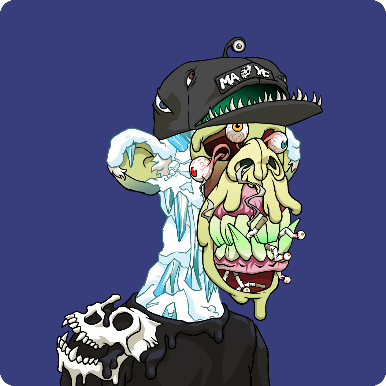 Yuga Labs - Mutant Ape Yacht Club - NFT # 2860