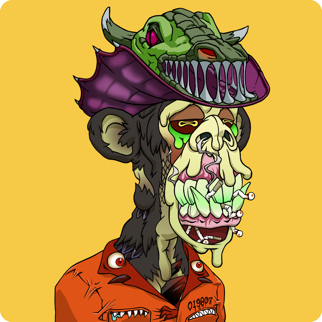 Yuga Labs - Mutant Ape Yacht Club - NFT # 5488