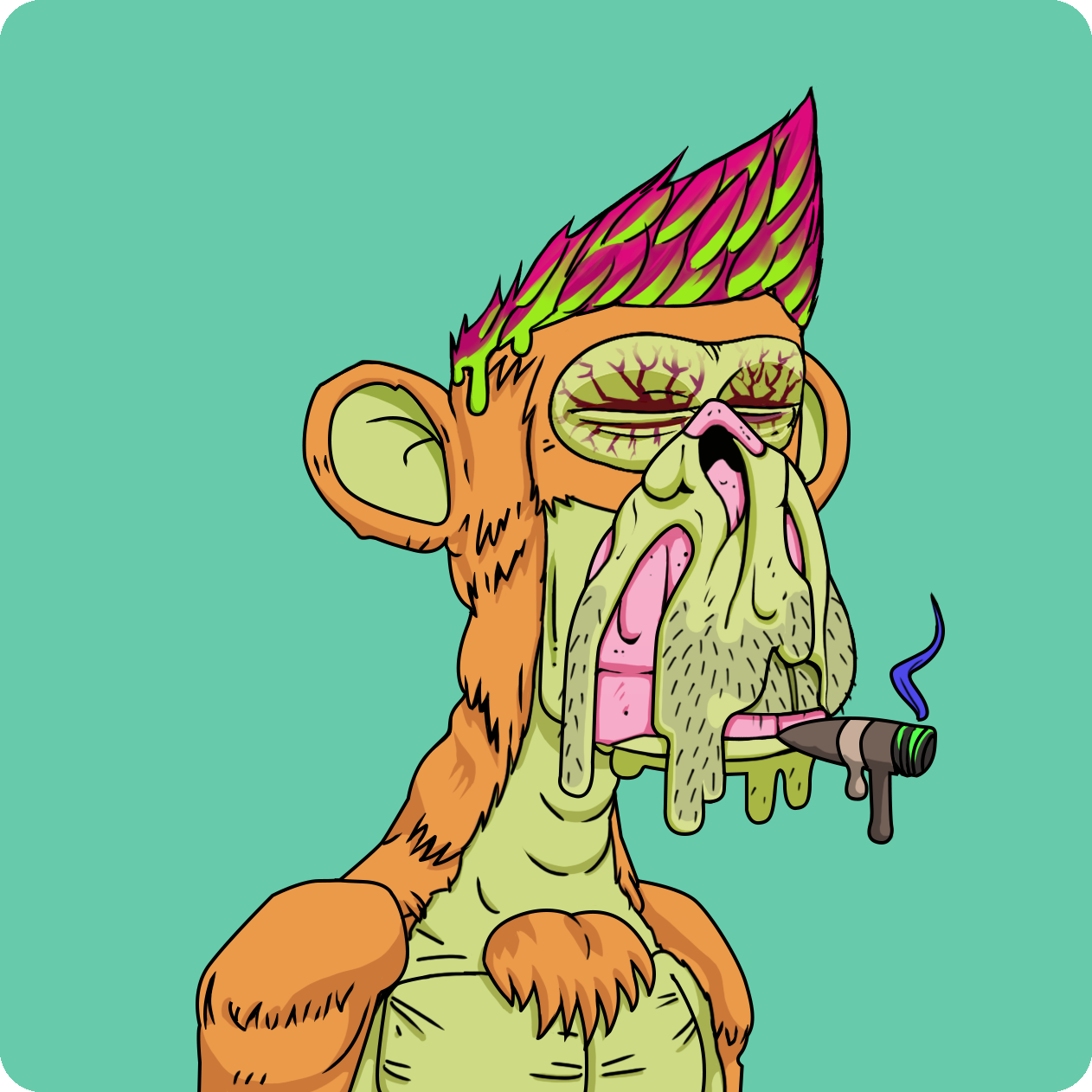 Yuga Labs - Mutant Ape Yacht Club - NFT # 5166