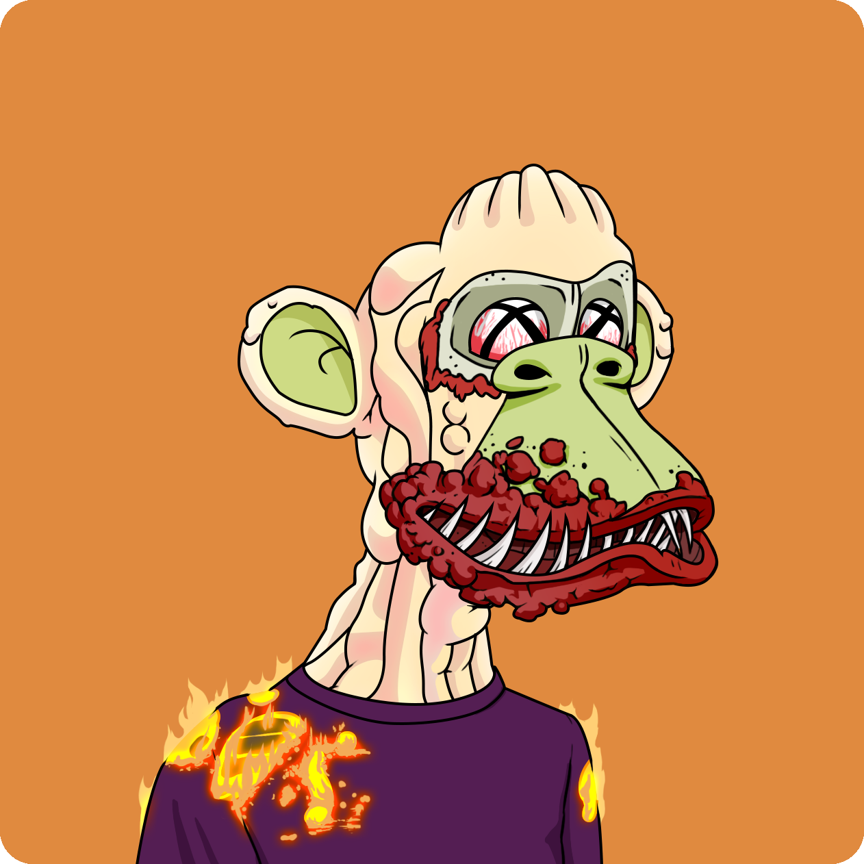 Yuga Labs - Mutant Ape Yacht Club - NFT # 13586