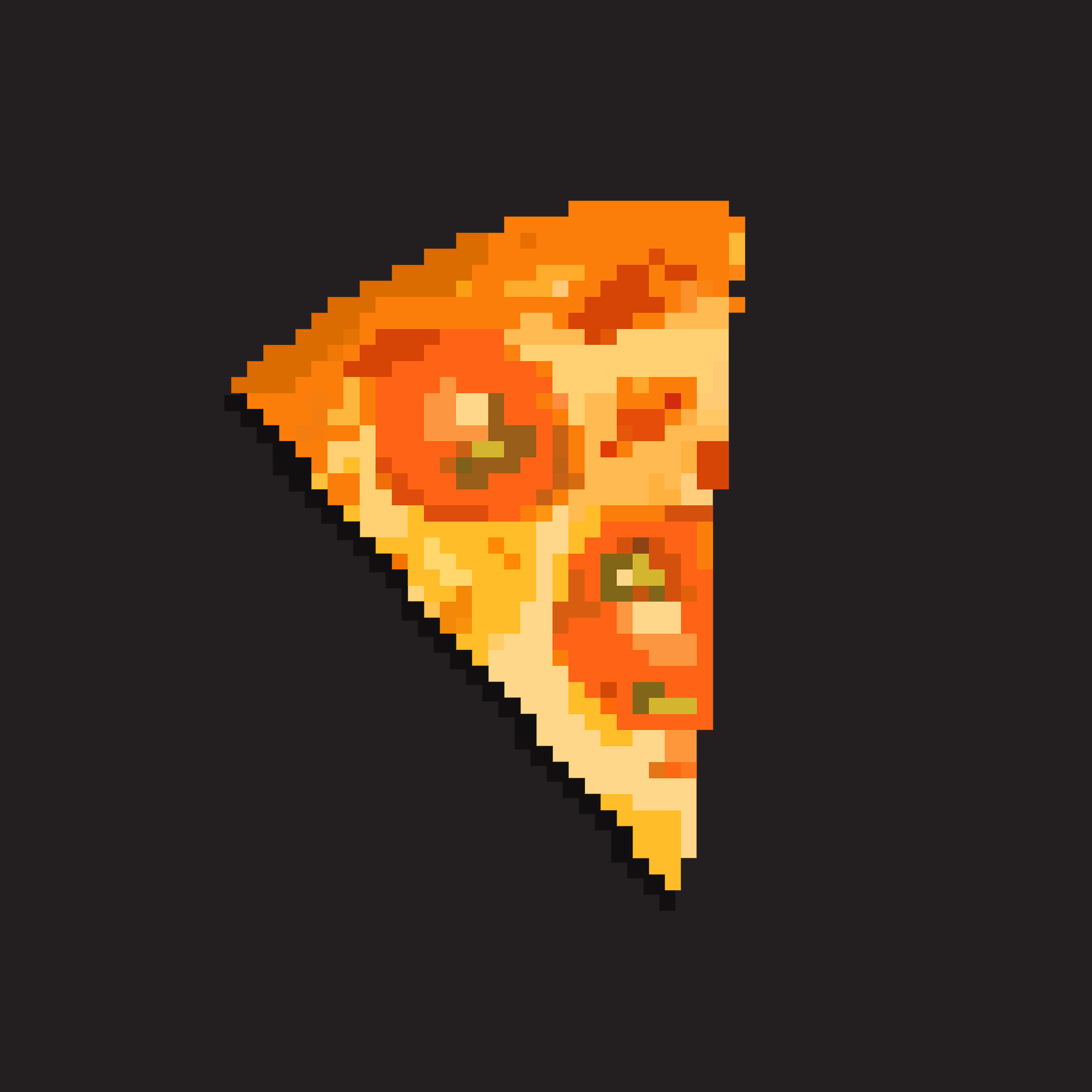 Pizza Hut Canada - Rarible Marketplace v1 - 1 Byte Favourites // Margherita (Black) // Edition 1 of 1  - NFT # 557762