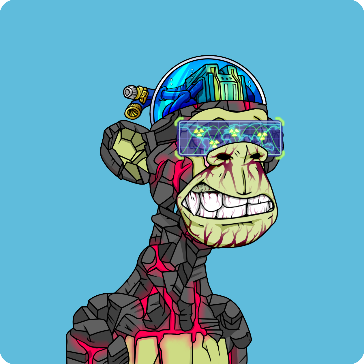 Yuga Labs - Mutant Ape Yacht Club - NFT # 17004