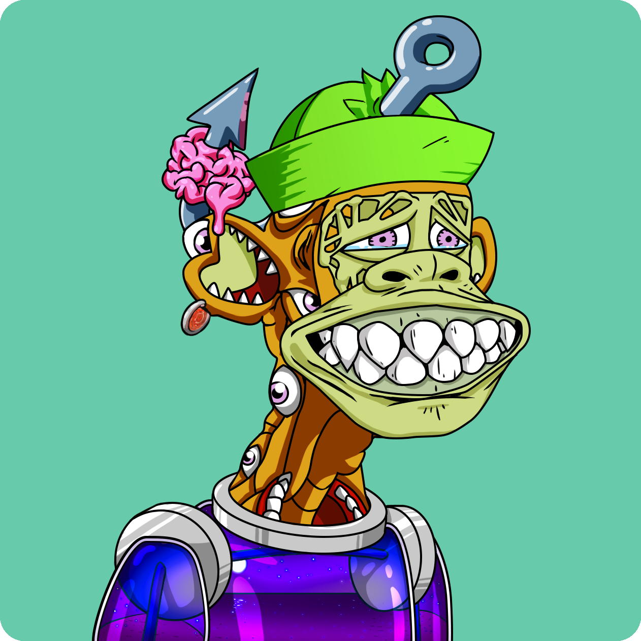 Yuga Labs - Mutant Ape Yacht Club - NFT # 21674