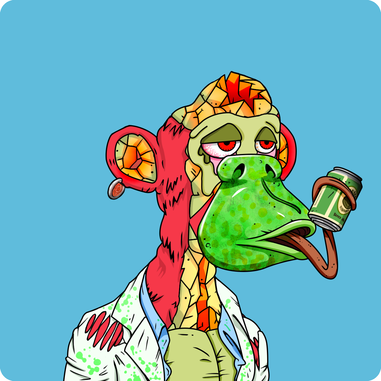 Yuga Labs - Mutant Ape Yacht Club - NFT # 4824