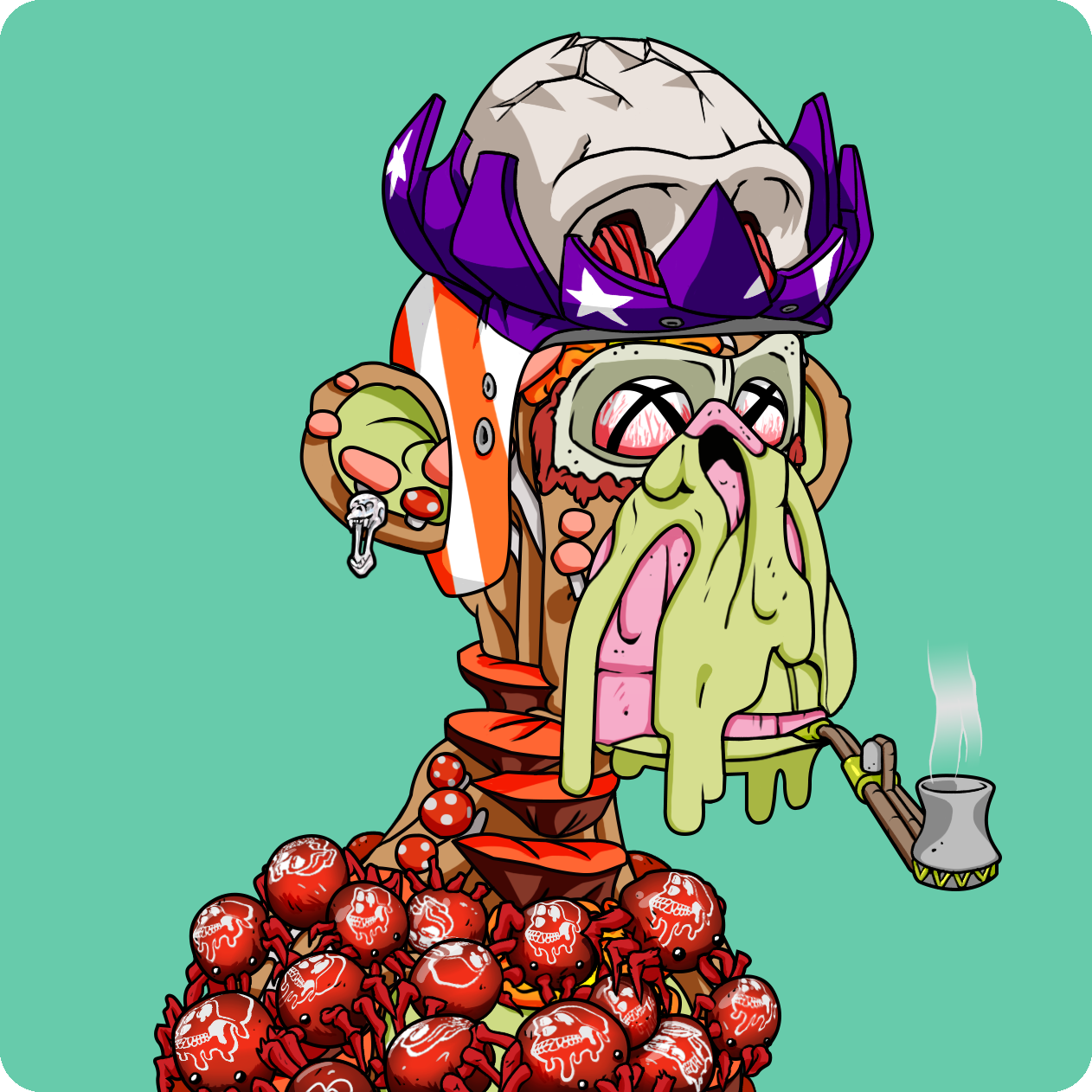 Yuga Labs - Mutant Ape Yacht Club - NFT # 10444