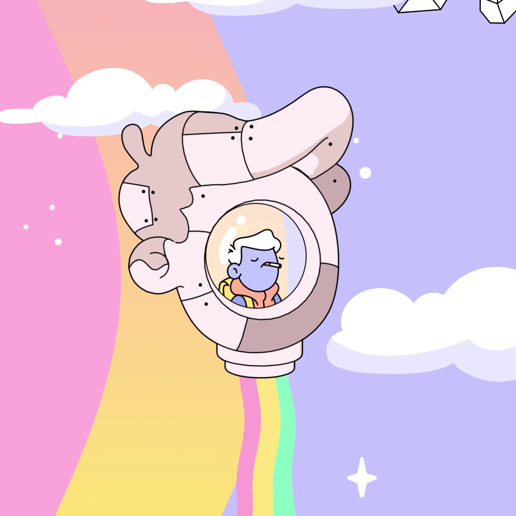 The Doodles Founders - Space Doodles - Space Doodle #9888 - NFT # 9888