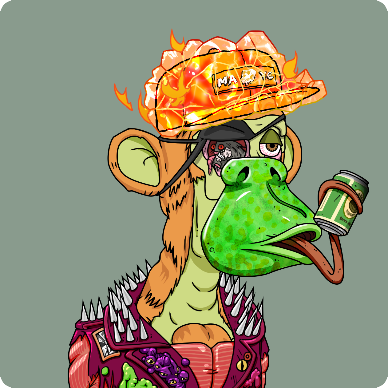 Yuga Labs - Mutant Ape Yacht Club - NFT # 12744