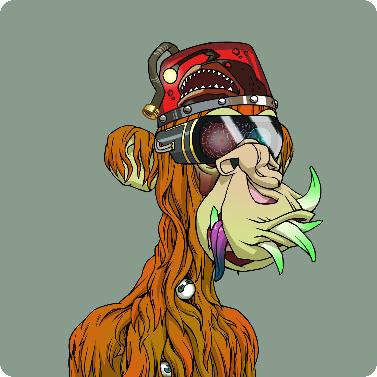 Yuga Labs - Mutant Ape Yacht Club - NFT # 416