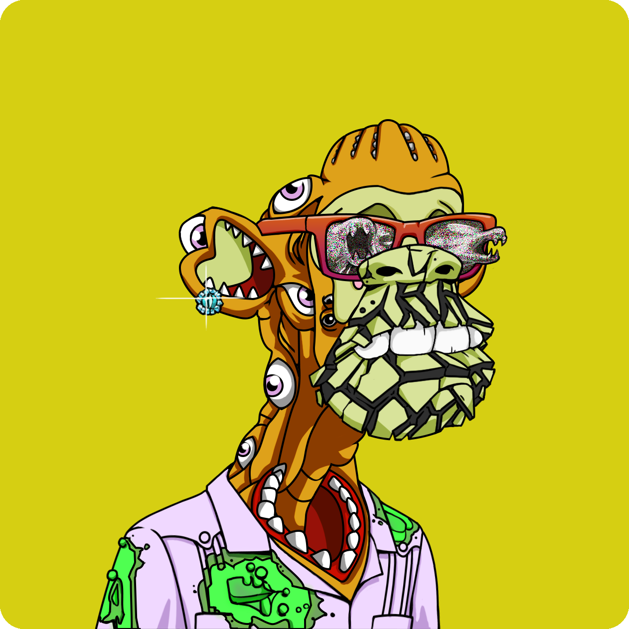 Yuga Labs - Mutant Ape Yacht Club - NFT # 13850