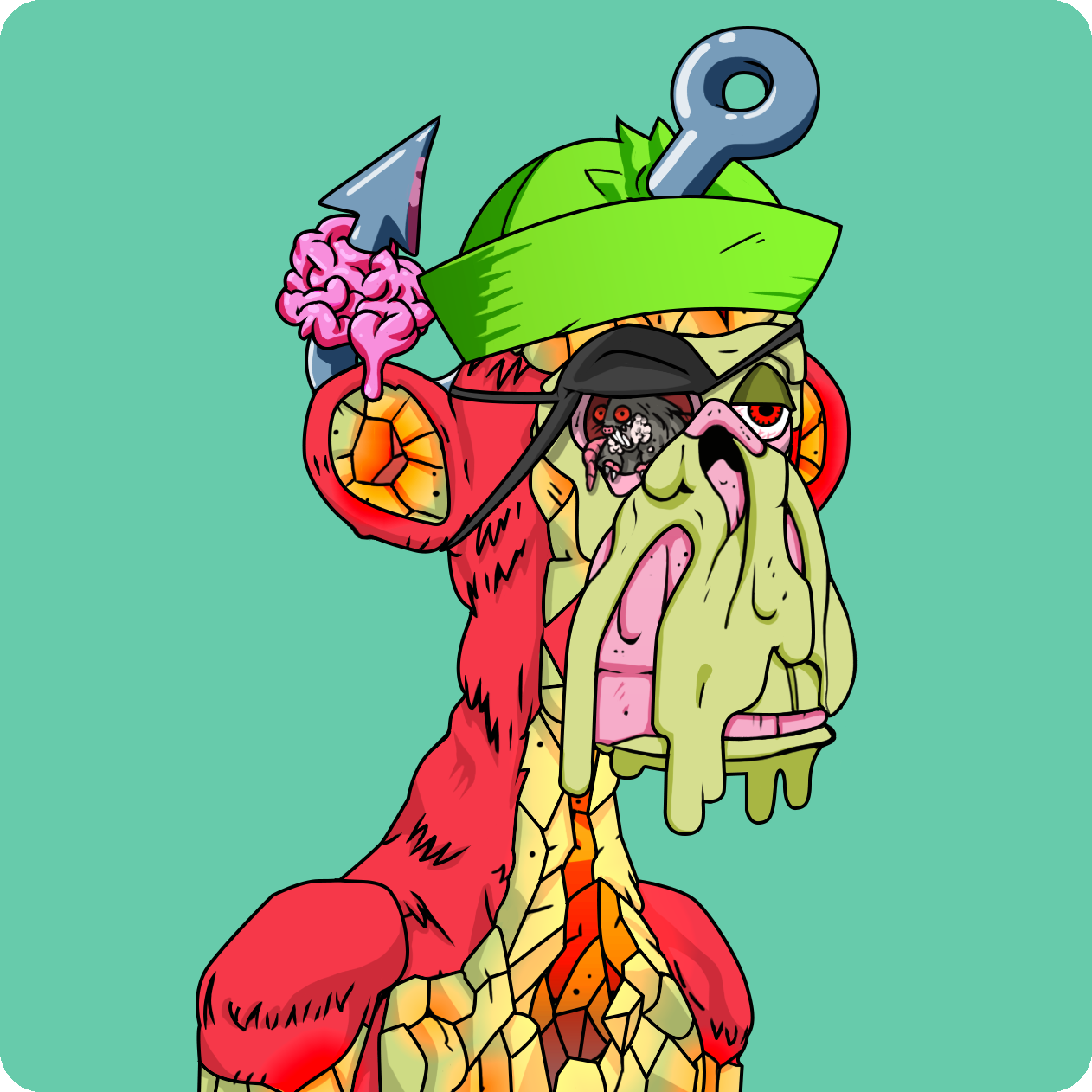 Yuga Labs - Mutant Ape Yacht Club - NFT # 7180