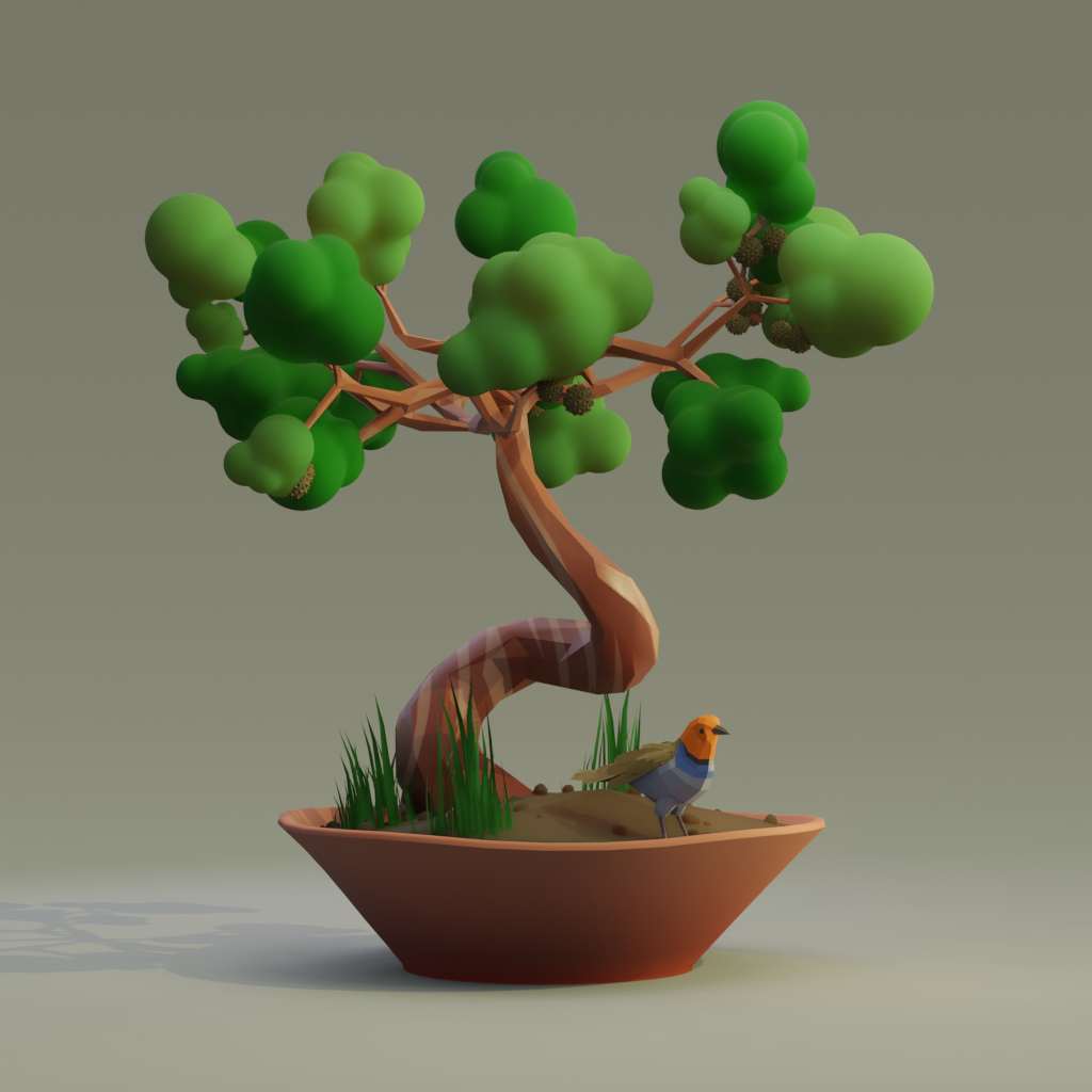 ZENFT Garden Society - Bonsai - Bonsai #8297 - NFT # 8297