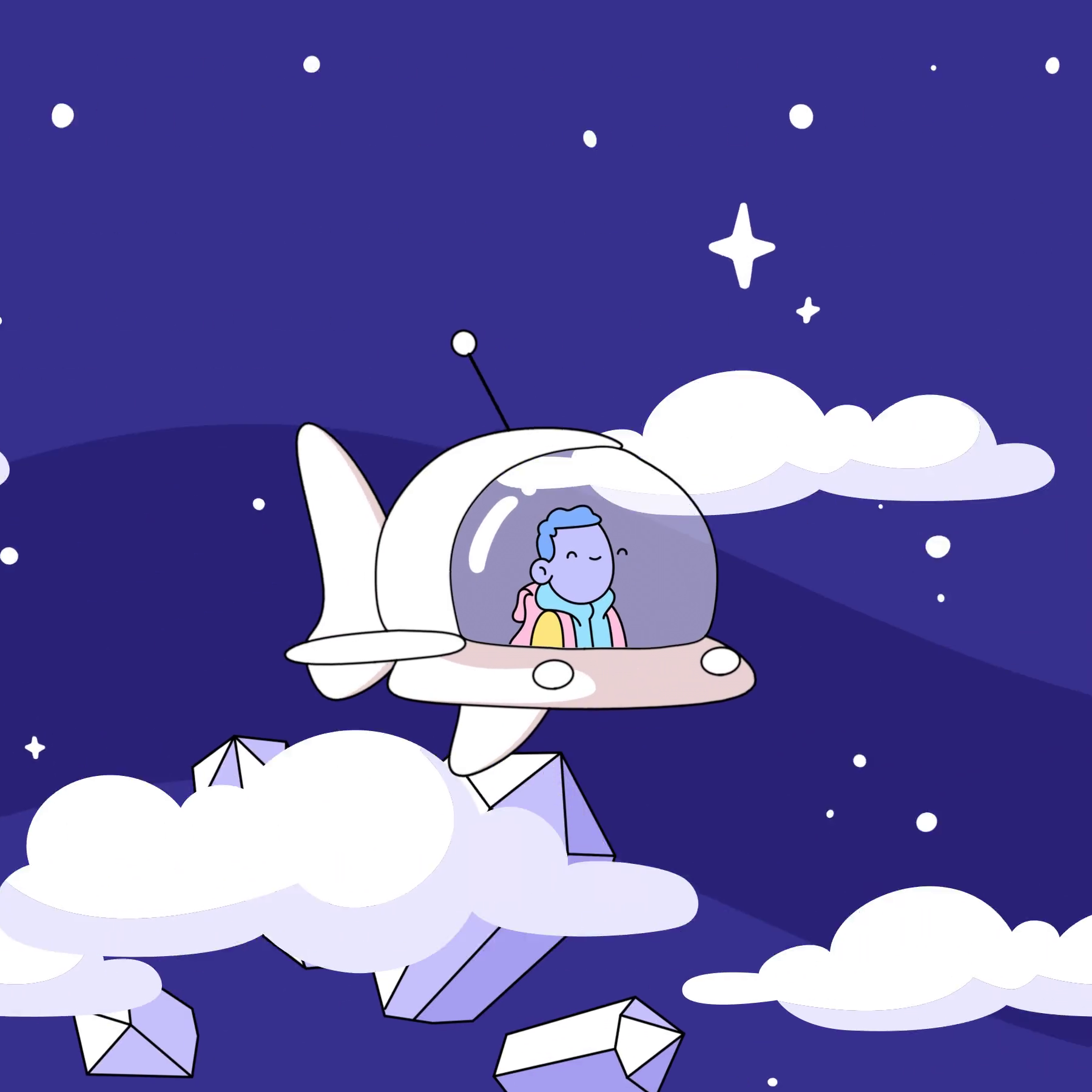 The Doodles Founders - Space Doodles - Space Doodle #9775 - NFT # 9775