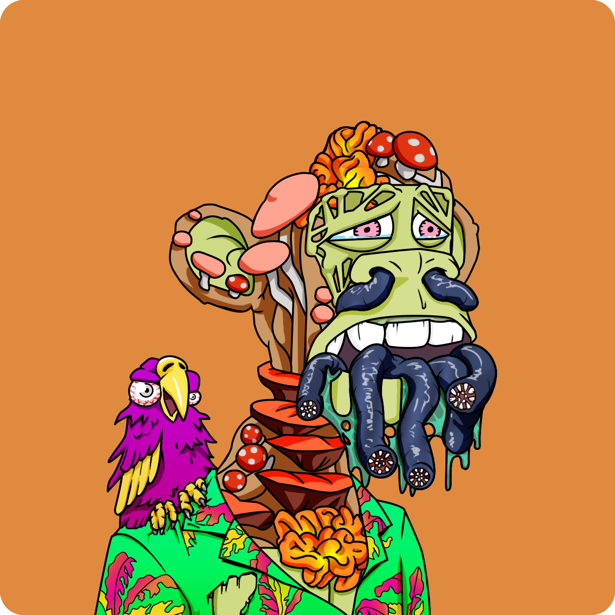 Yuga Labs - Mutant Ape Yacht Club - NFT # 3130