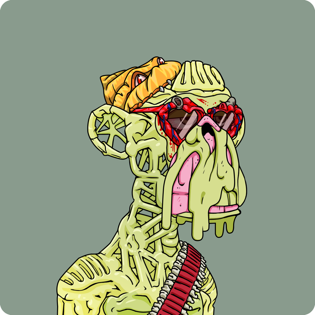 Yuga Labs - Mutant Ape Yacht Club - NFT # 166