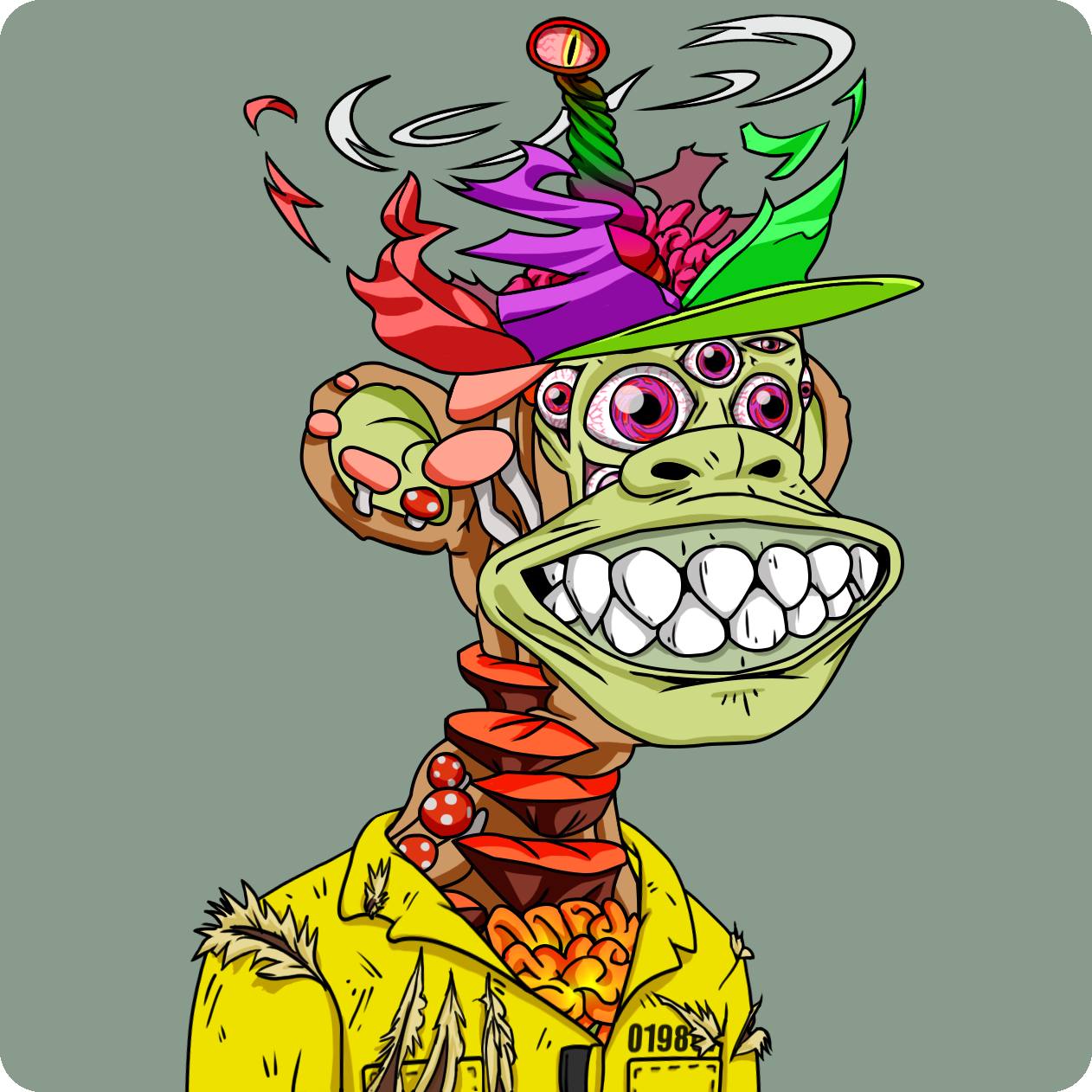 Yuga Labs - Mutant Ape Yacht Club - NFT # 3971