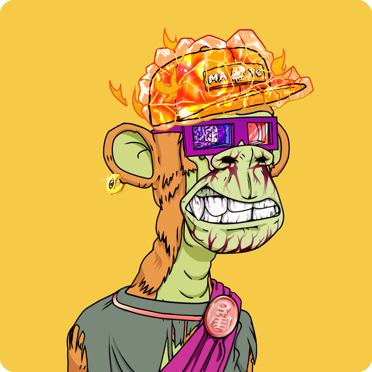 Yuga Labs - Mutant Ape Yacht Club - NFT # 9383