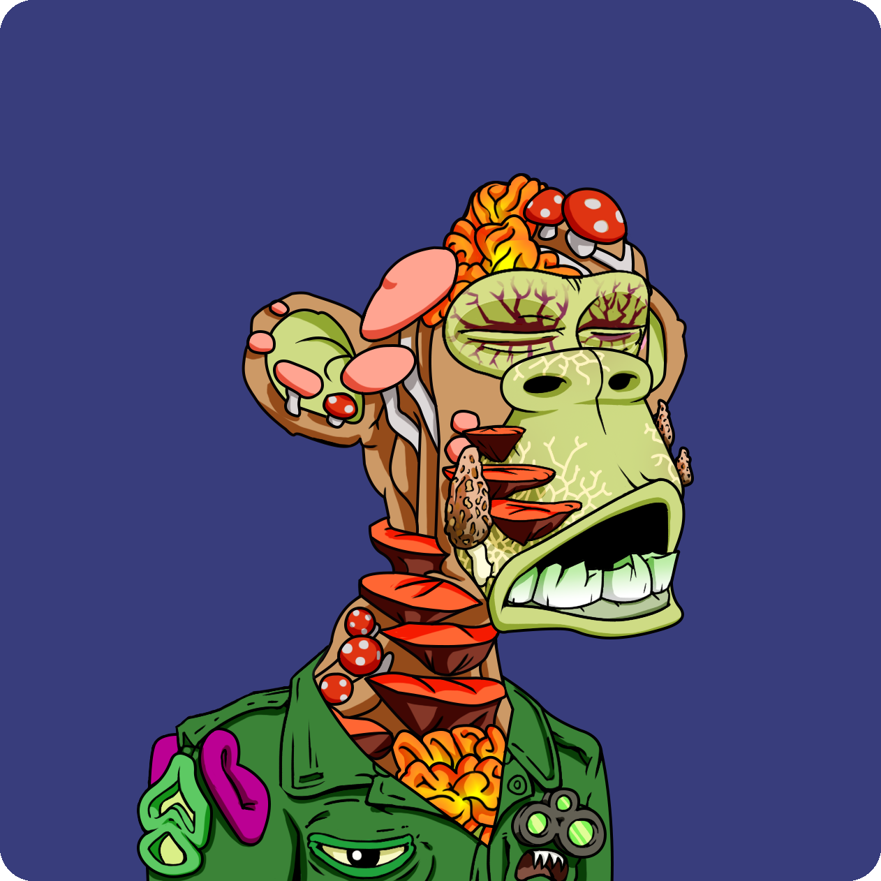 Yuga Labs - Mutant Ape Yacht Club - NFT # 13866