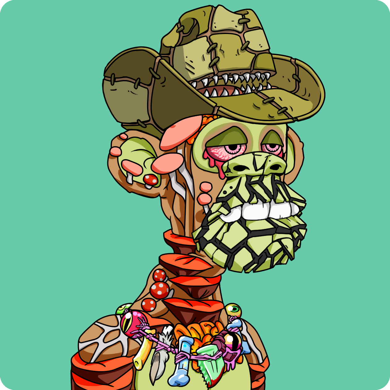 Yuga Labs - Mutant Ape Yacht Club - NFT # 19694