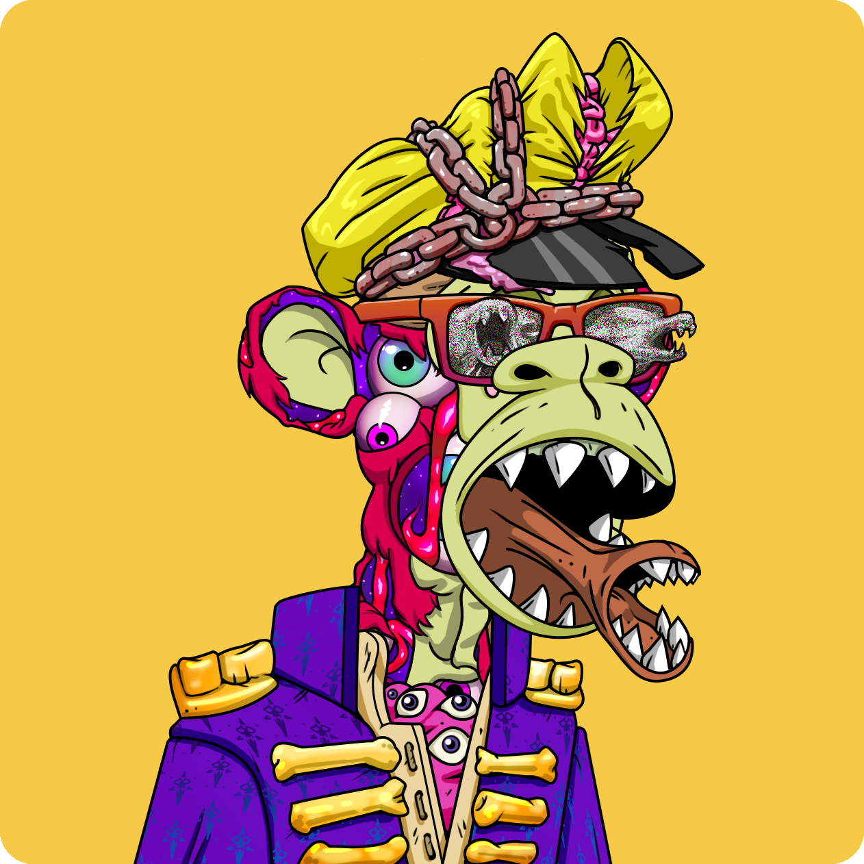 Yuga Labs - Mutant Ape Yacht Club - NFT # 18254