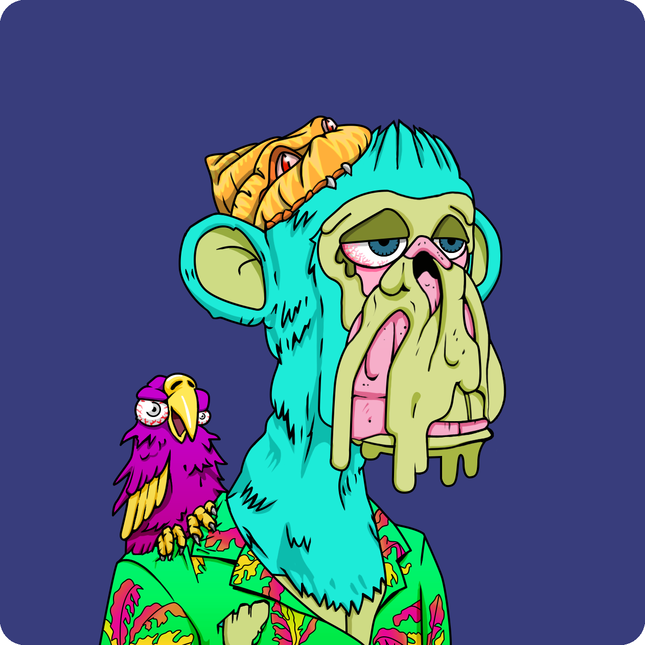 Yuga Labs - Mutant Ape Yacht Club - NFT # 884