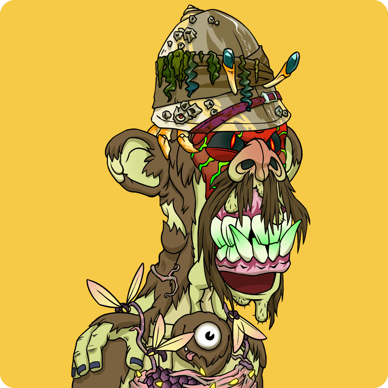 Yuga Labs - Mutant Ape Yacht Club - NFT # 3825