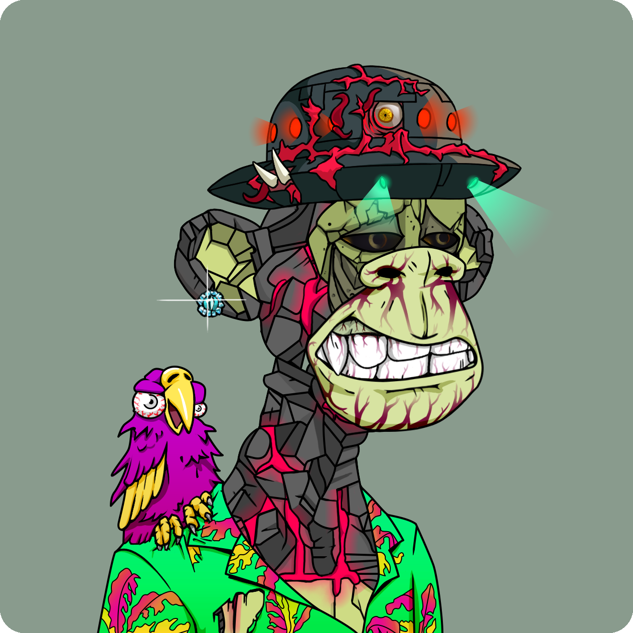 Yuga Labs - Mutant Ape Yacht Club - NFT # 10592