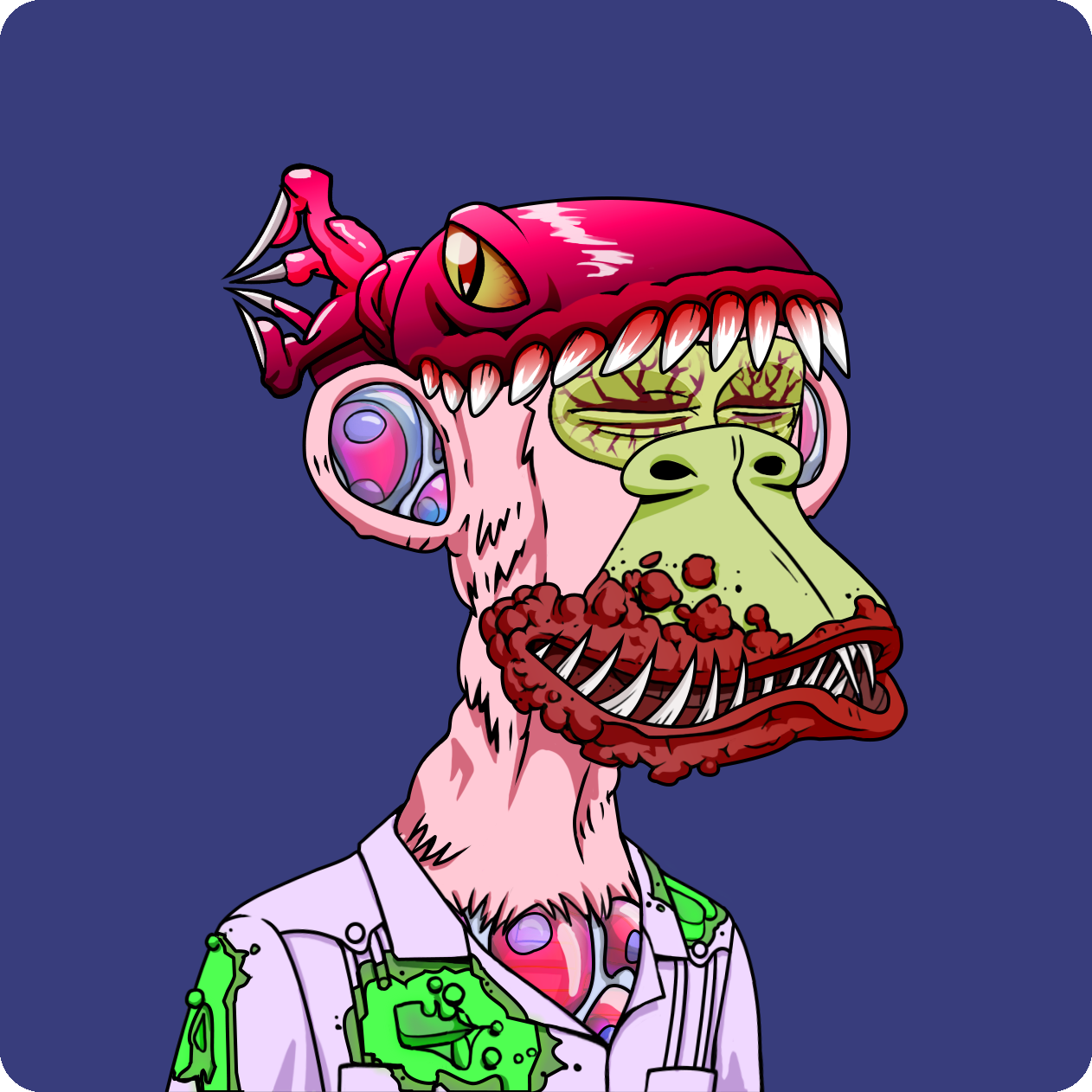 Yuga Labs - Mutant Ape Yacht Club - NFT # 3346