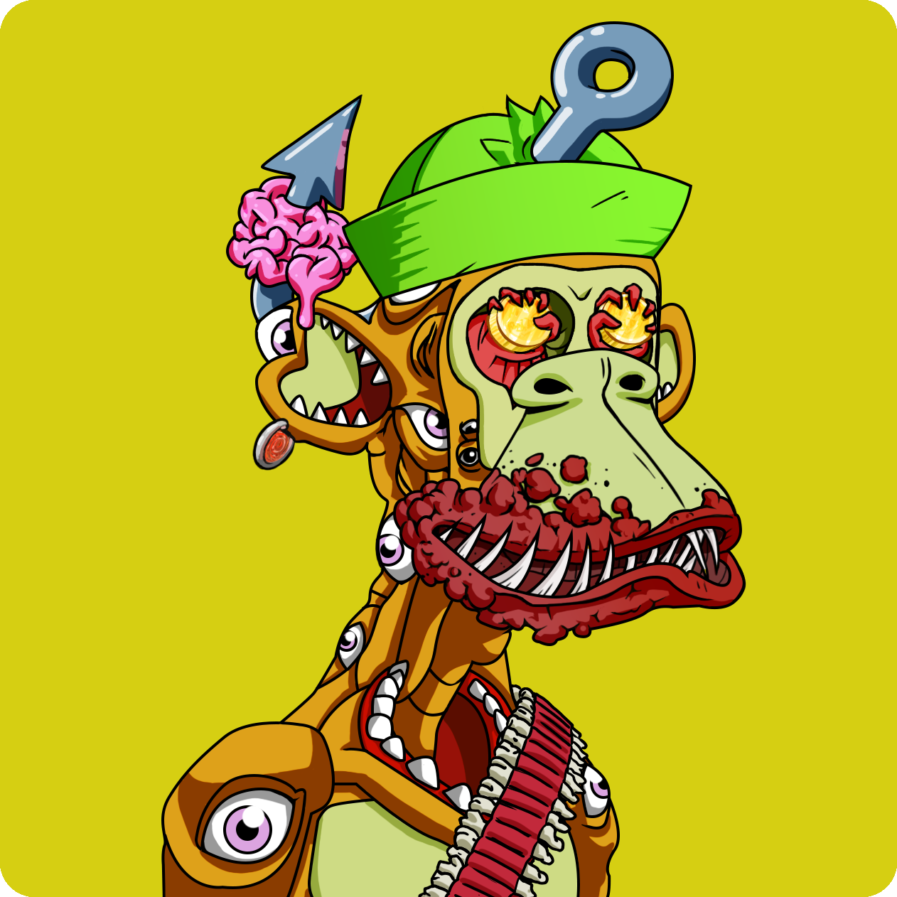 Yuga Labs - Mutant Ape Yacht Club - NFT # 19264