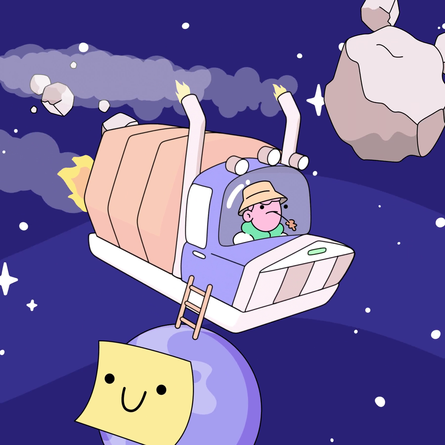 The Doodles Founders - Space Doodles - Space Doodle #9966 - NFT # 9966