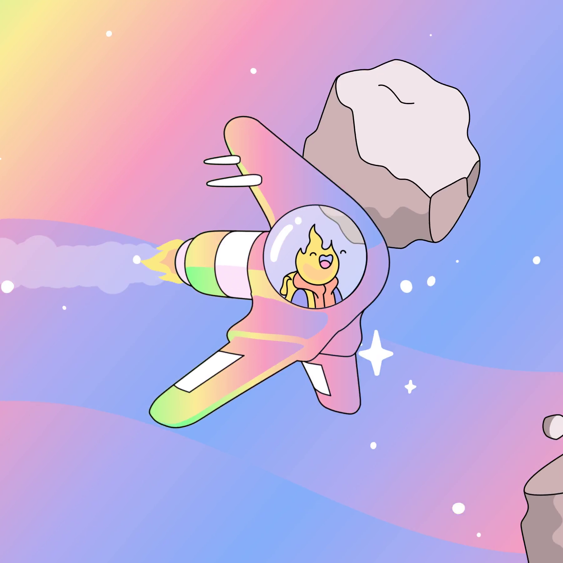 The Doodles Founders - Space Doodles - Space Doodle #280 - NFT # 280