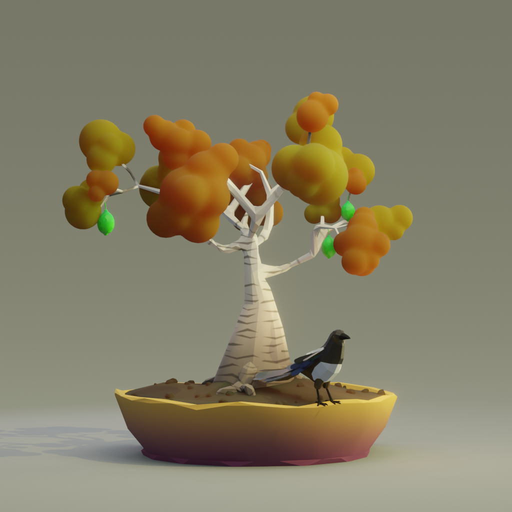 ZENFT Garden Society - Bonsai - Bonsai #8135 - NFT # 8135