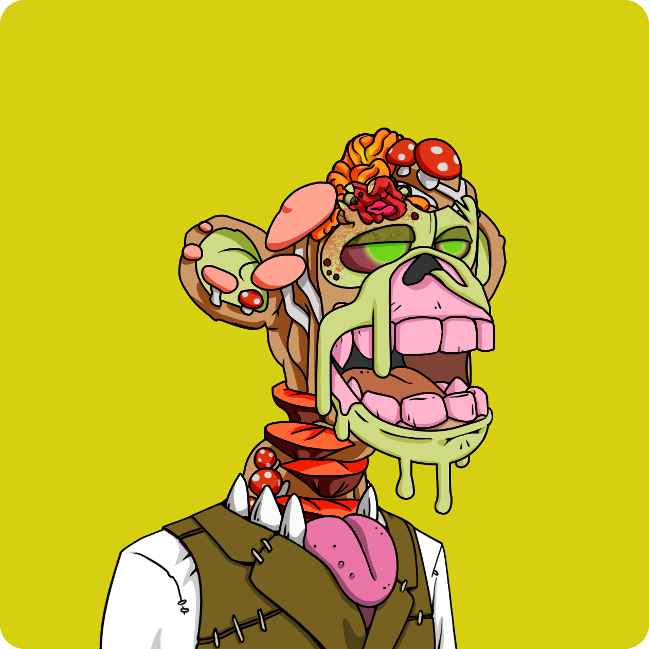 Yuga Labs - Mutant Ape Yacht Club - NFT # 7051