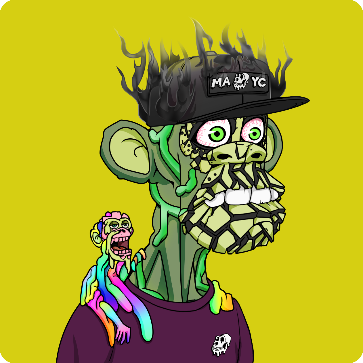 Yuga Labs - Mutant Ape Yacht Club - NFT # 2332