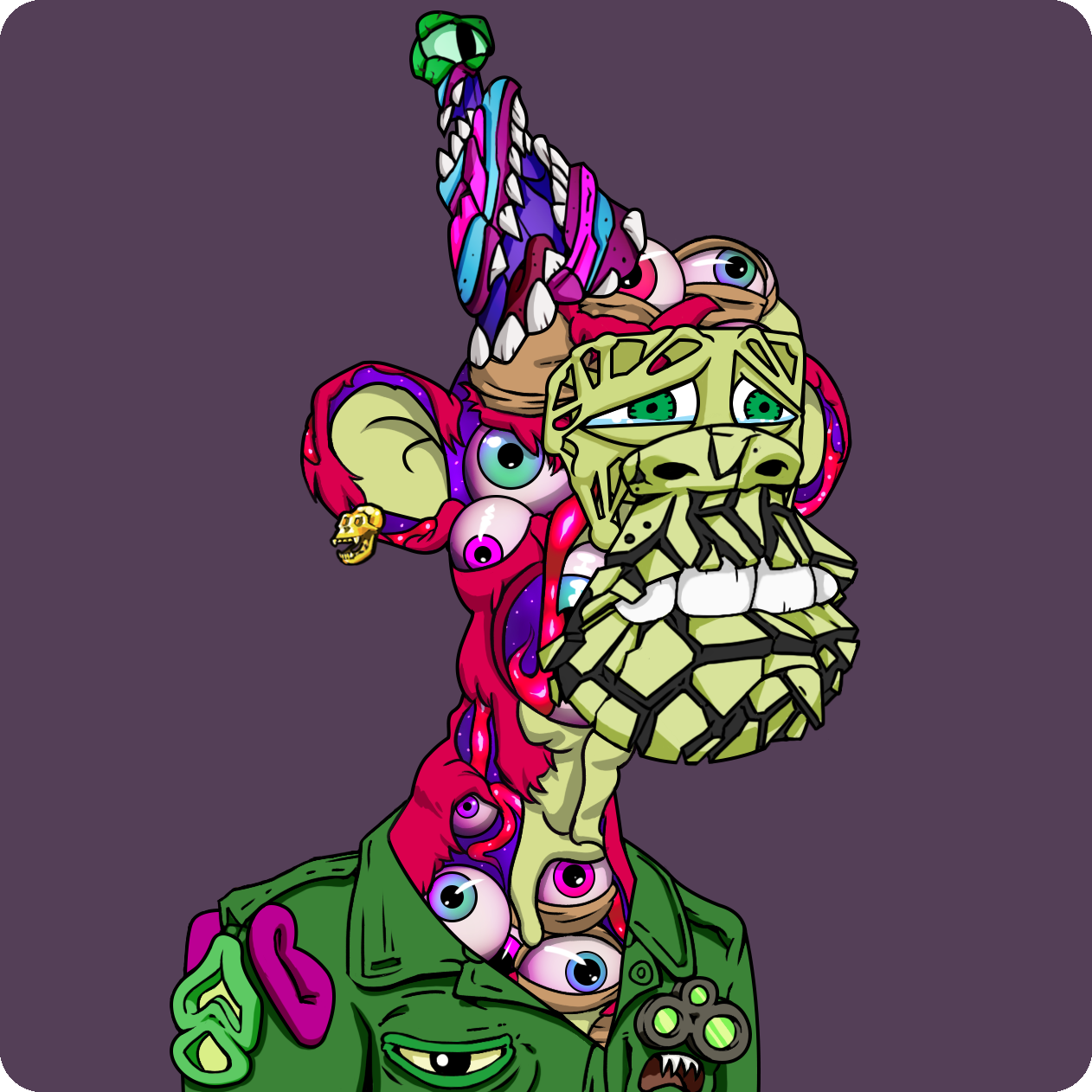 Yuga Labs - Mutant Ape Yacht Club - NFT # 17002