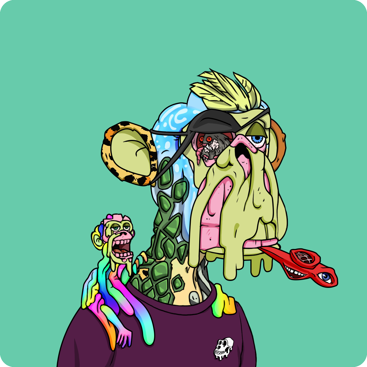 Yuga Labs - Mutant Ape Yacht Club - NFT # 4889