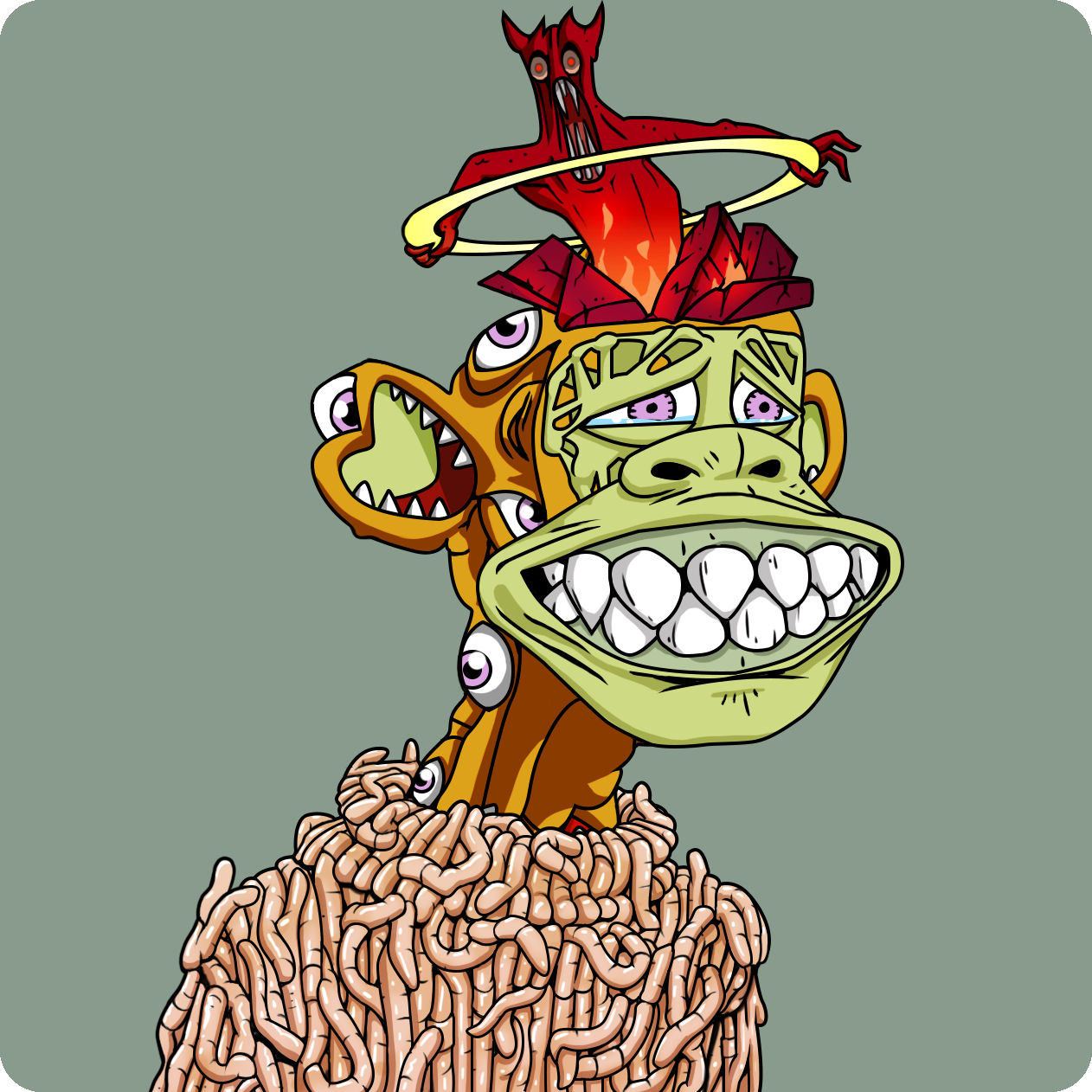 Yuga Labs - Mutant Ape Yacht Club - NFT # 3796