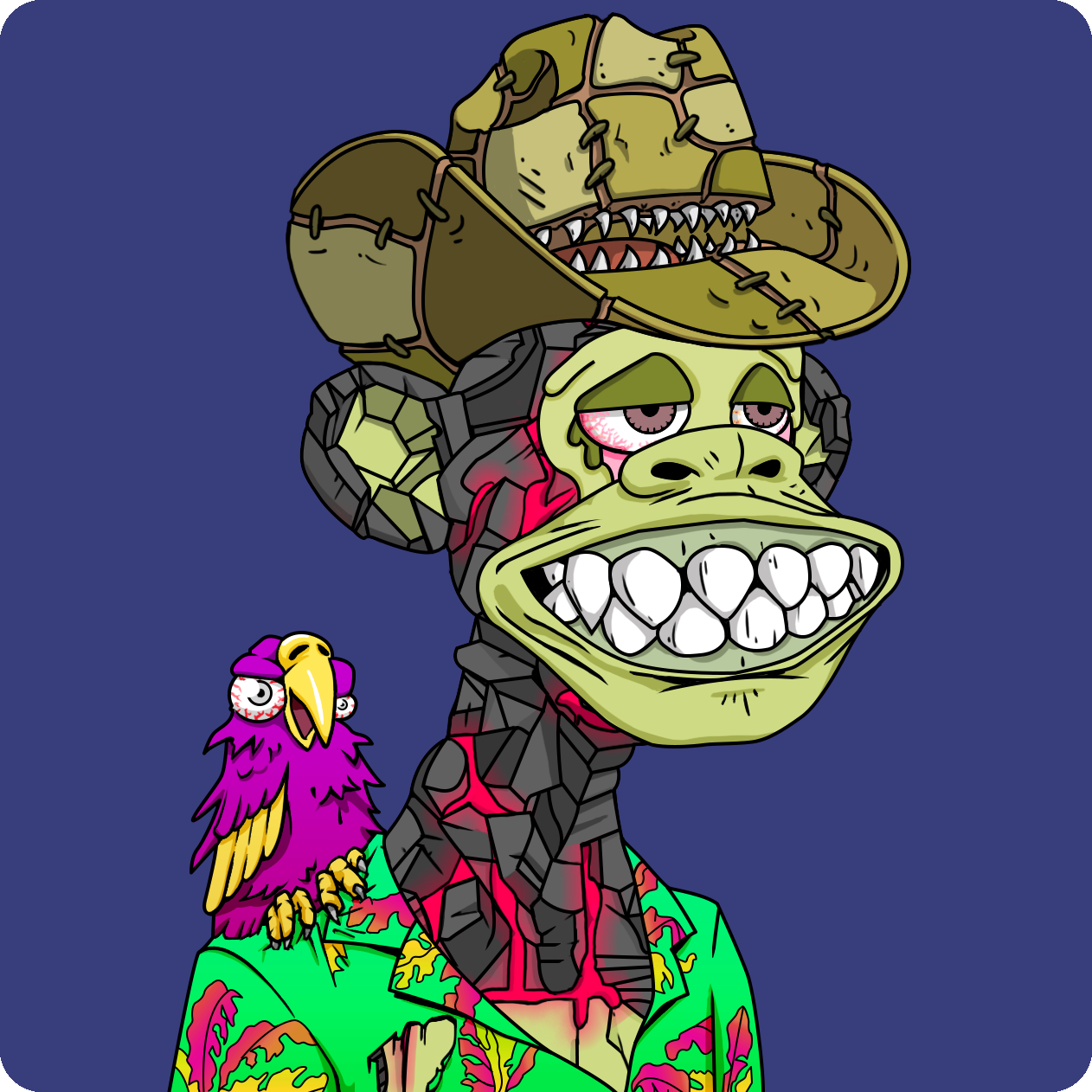 Yuga Labs - Mutant Ape Yacht Club - NFT # 9110