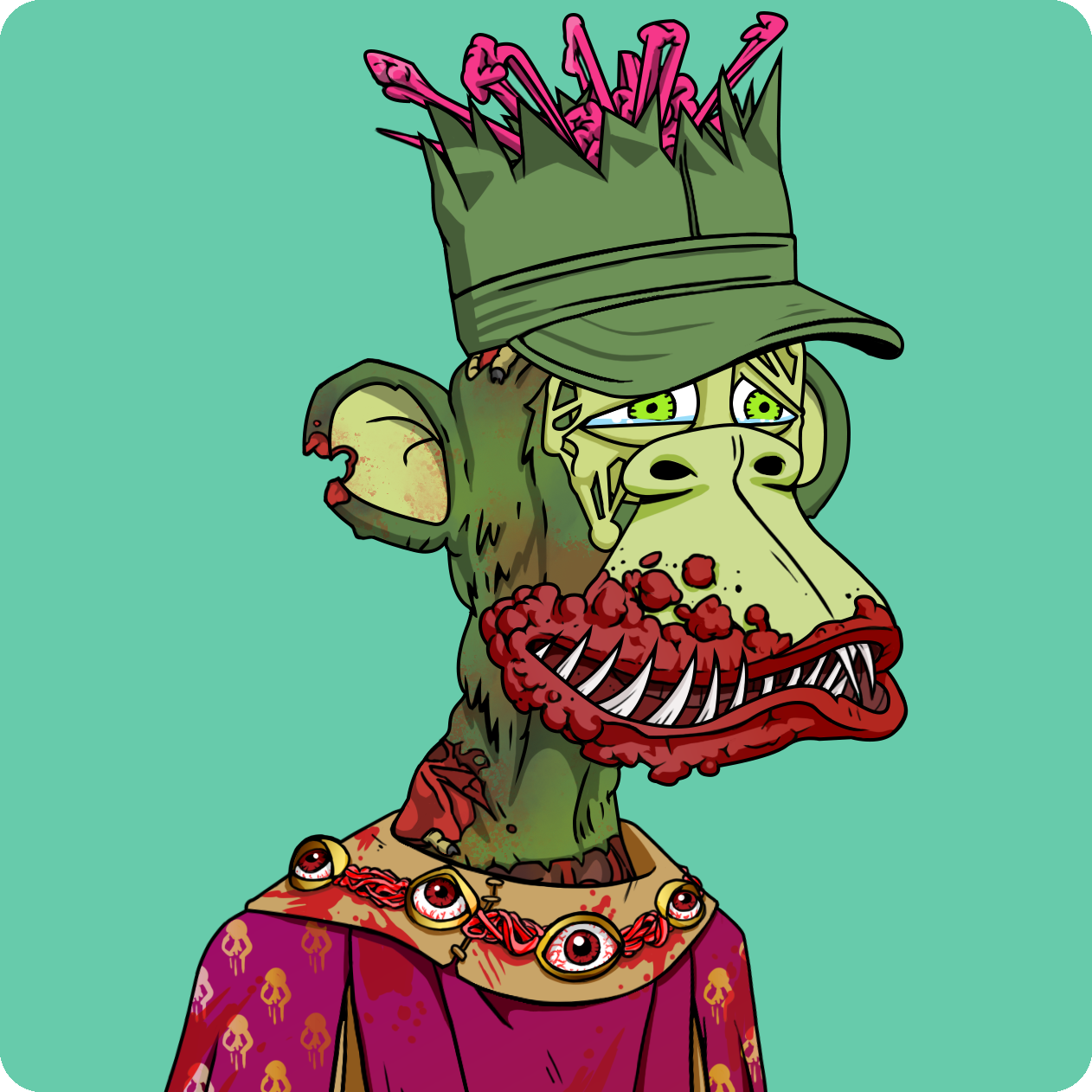 Yuga Labs - Mutant Ape Yacht Club - NFT # 1445